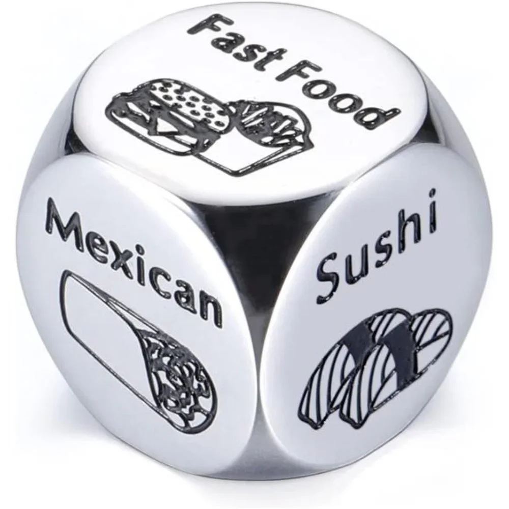 Couple Gifts for Boyfriend Girlfriend‎ Food Decider 11th Anniversary Steel Date